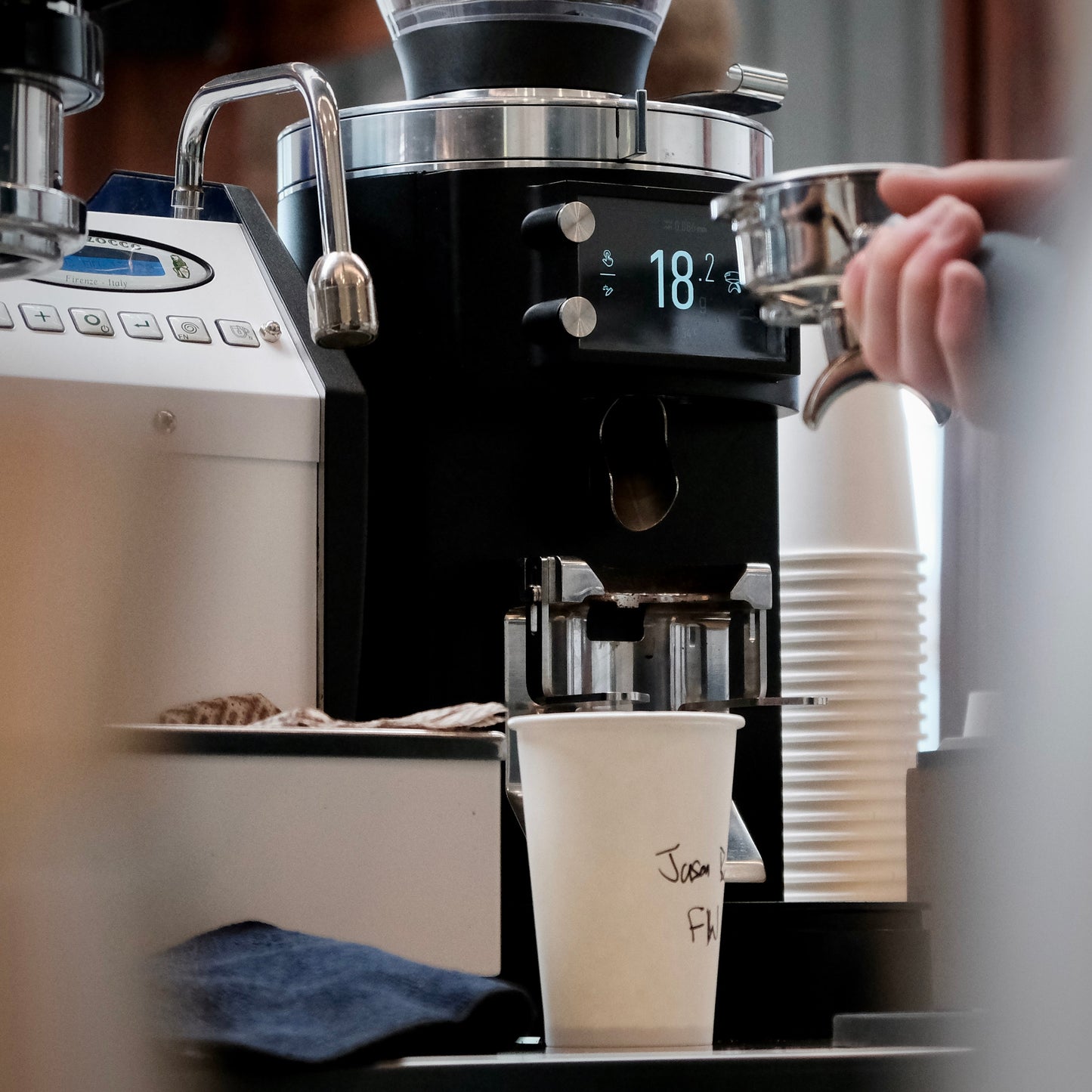 Cubby Coffee School in Japanese