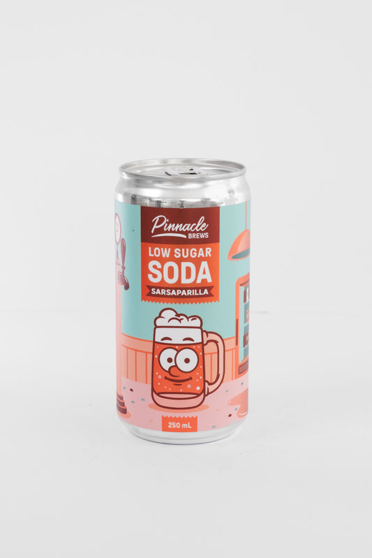 Pinnacle Low Sugar Soda Sarsaparilla