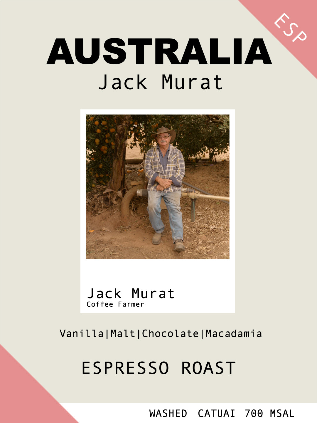 Australia Jack Murat washed - Espresso