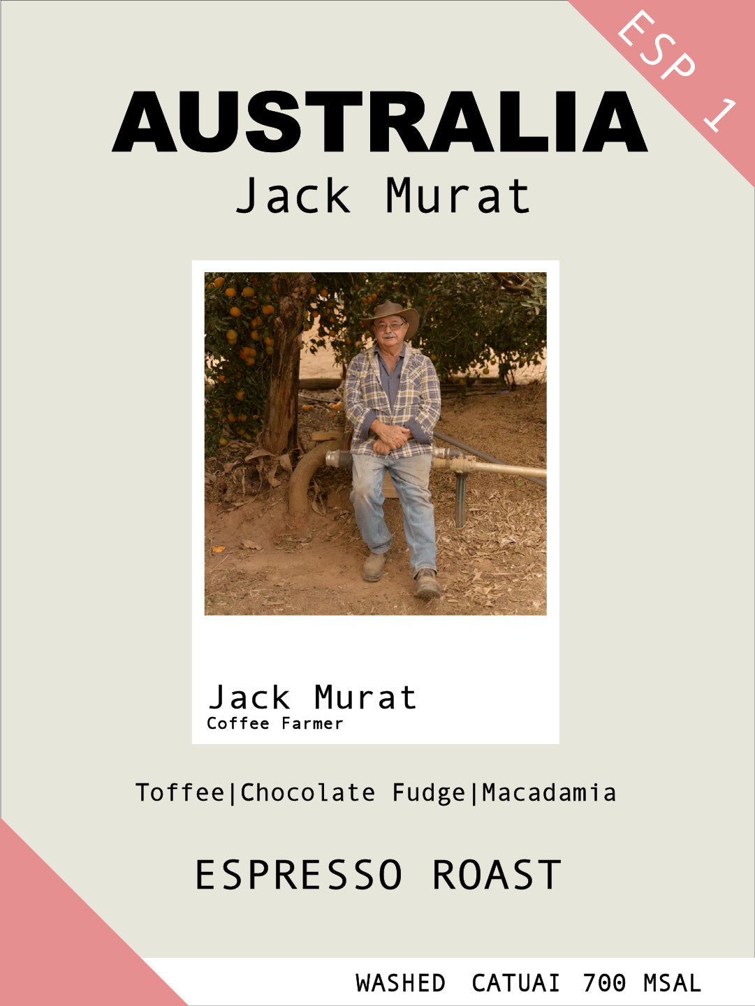Australia Jack Murat washed - Espresso